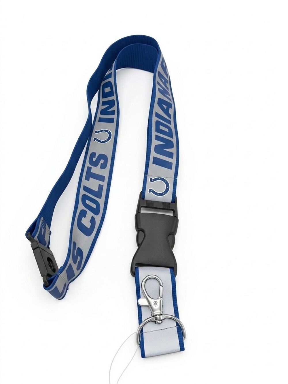 Indianapolis Colts Blue Reflective Team Detachable Lanyard